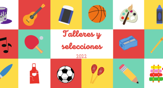 Nuevas ofertas de talleres y selección🏀🤸‍♀️🏐🎭