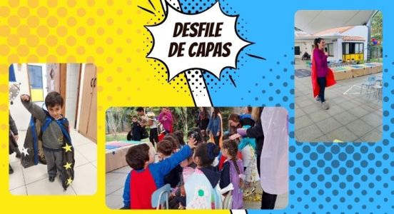 Nuestros niños y niñas de Playgroup nos deslumbran con un desfile de capas