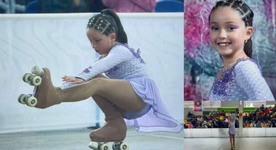 Alumna de nuestro colegio obtiene 1° lugar en campeonato de Patinaje Artístico